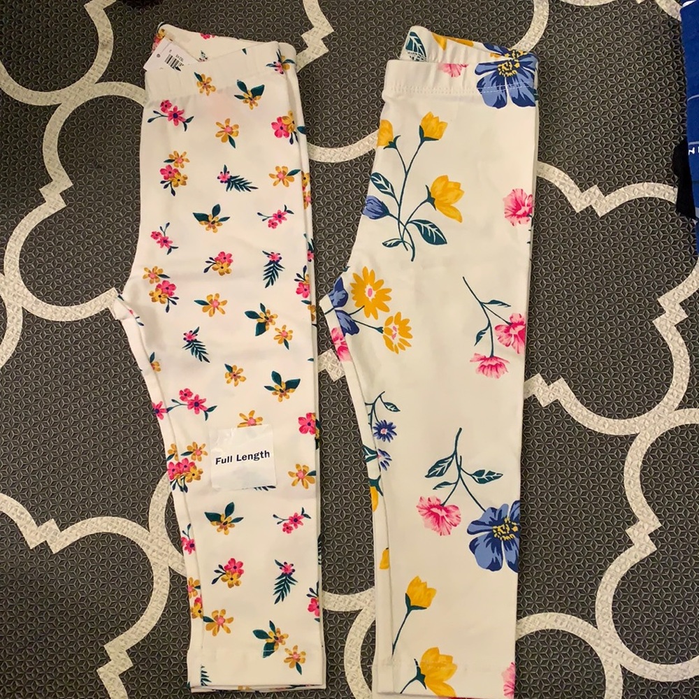 Lot of 2 girls leggings 18-24 months NWT